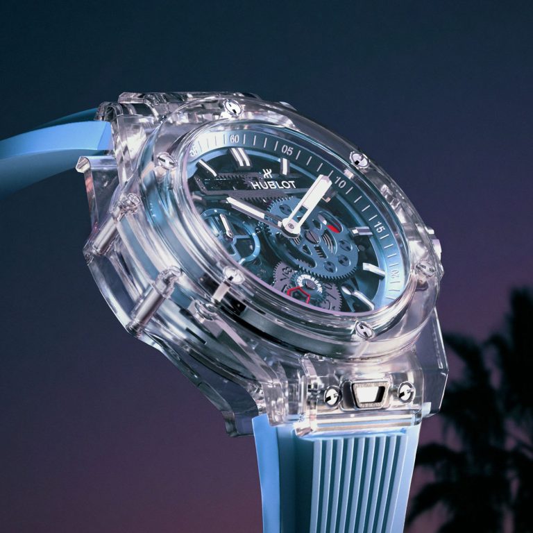 Kỳ Lân Luxury Dong ho Hublot Big Bang Sapphire Sky Blue Meca 101 Đồng hồ Hublot Big Bang Sapphire Sky Blue