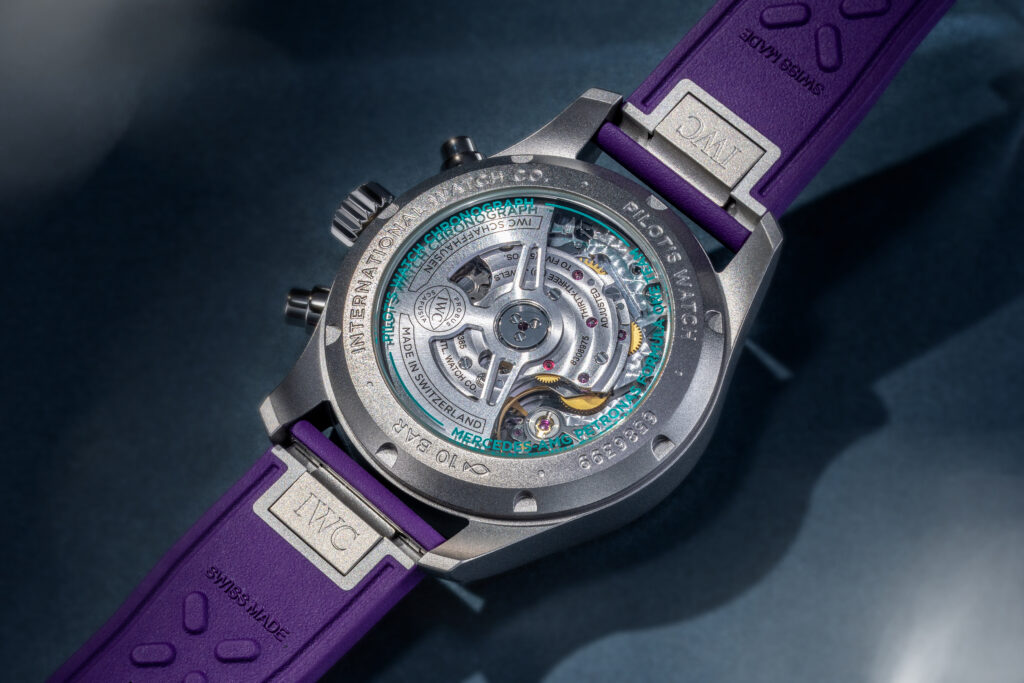 Kỳ Lân Luxury Dong ho IWC 41 Mercedes AMG Petronas Formula One Team3 Đồng hồ IWC Pilot's Watch Chronograph 41 Edition Mercedes-AMG Petronas