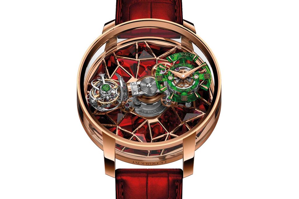 Kỳ Lân Luxury Dong ho Jacob Co. Astronomia Four Axis Tourbillon6 Đồng hồ Jacob & Co. Astronomia Four-Axis Tourbillon