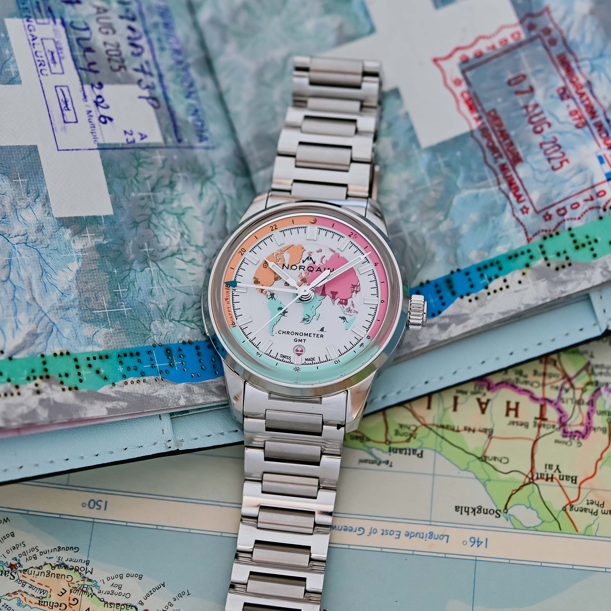 Đồng hồ Norqain Freedom GMT Enjoy Life “Holiday” 1 Kỳ Lân Luxury Dong ho Norqain Freedom GMT Enjoy Life Holiday1 Đồng hồ Norqain Freedom GMT Enjoy Life “Holiday”