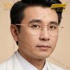 Mắt kính gọng tròn vàng hồng Au750 không viền