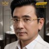 Mắt kính vàng Au750 đính kim cương