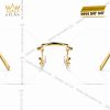 mat-kinh-vang-au750-gong-tron-khong-vien Mắt kính vàng Au750 gọng tròn không viền