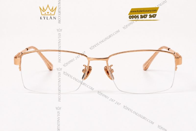 Mắt kính vàng hồng Au750