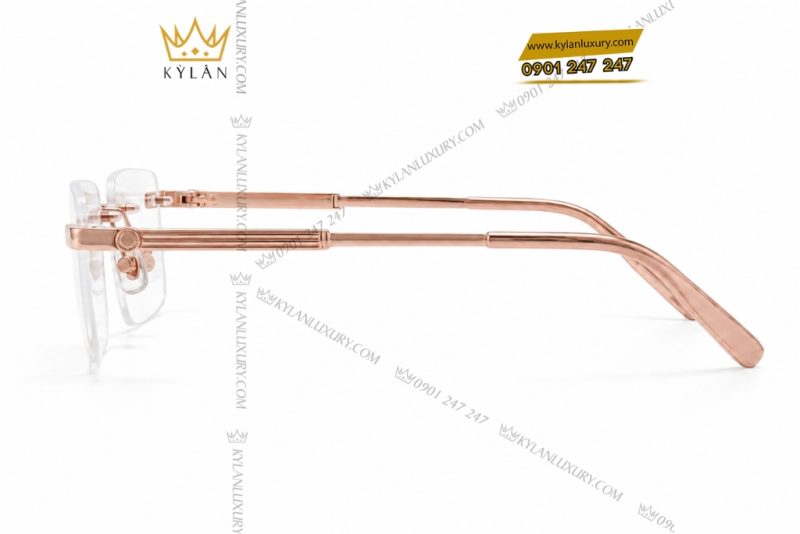 Mắt kính vàng hồng Au750