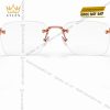 Mắt kính vàng hồng Au750