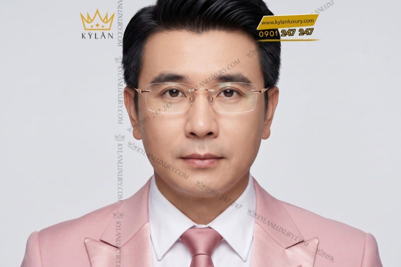 Mắt kính vàng hồng Au750