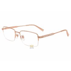Mắt kính vàng hồng Au750 đính kim cương