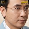 Mắt kính vàng hồng Au750 đính kim cương