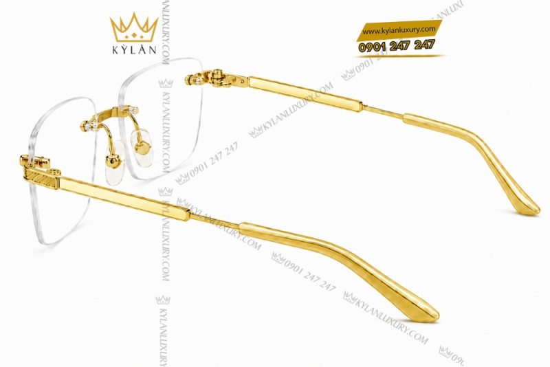 Mắt kính vàng vàng Au750