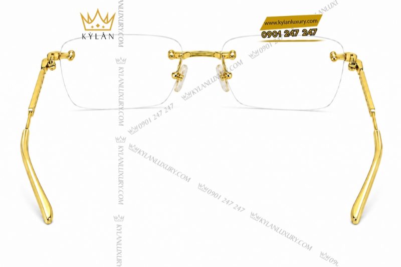 Mắt kính vàng vàng Au750