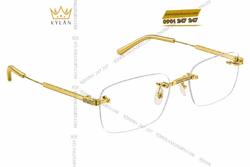 Mắt kính vàng vàng Au750