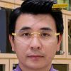 Mắt kính vàng vàng Au750 đính kim cương