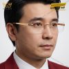 Mắt kính vàng vàng Au750 đính kim cương