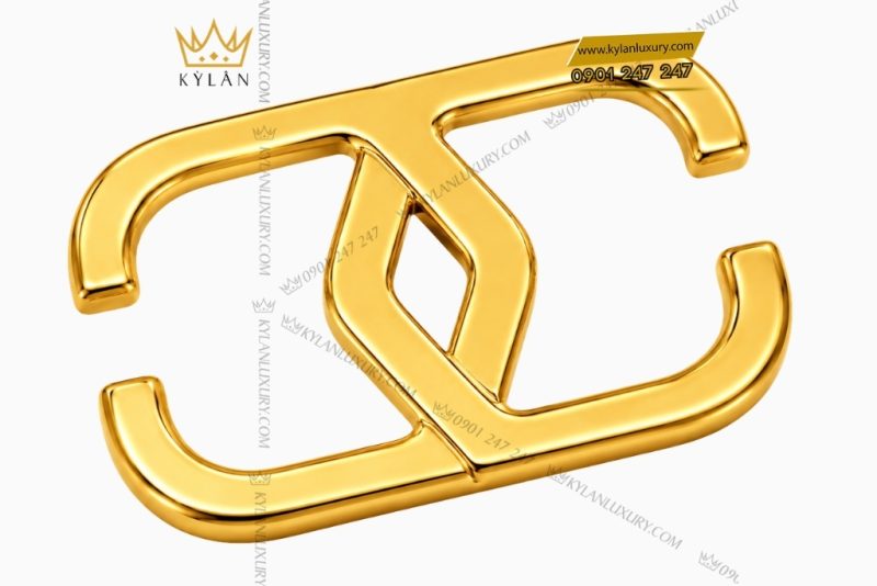 Mặt thắt lưng vàng vàng Au750