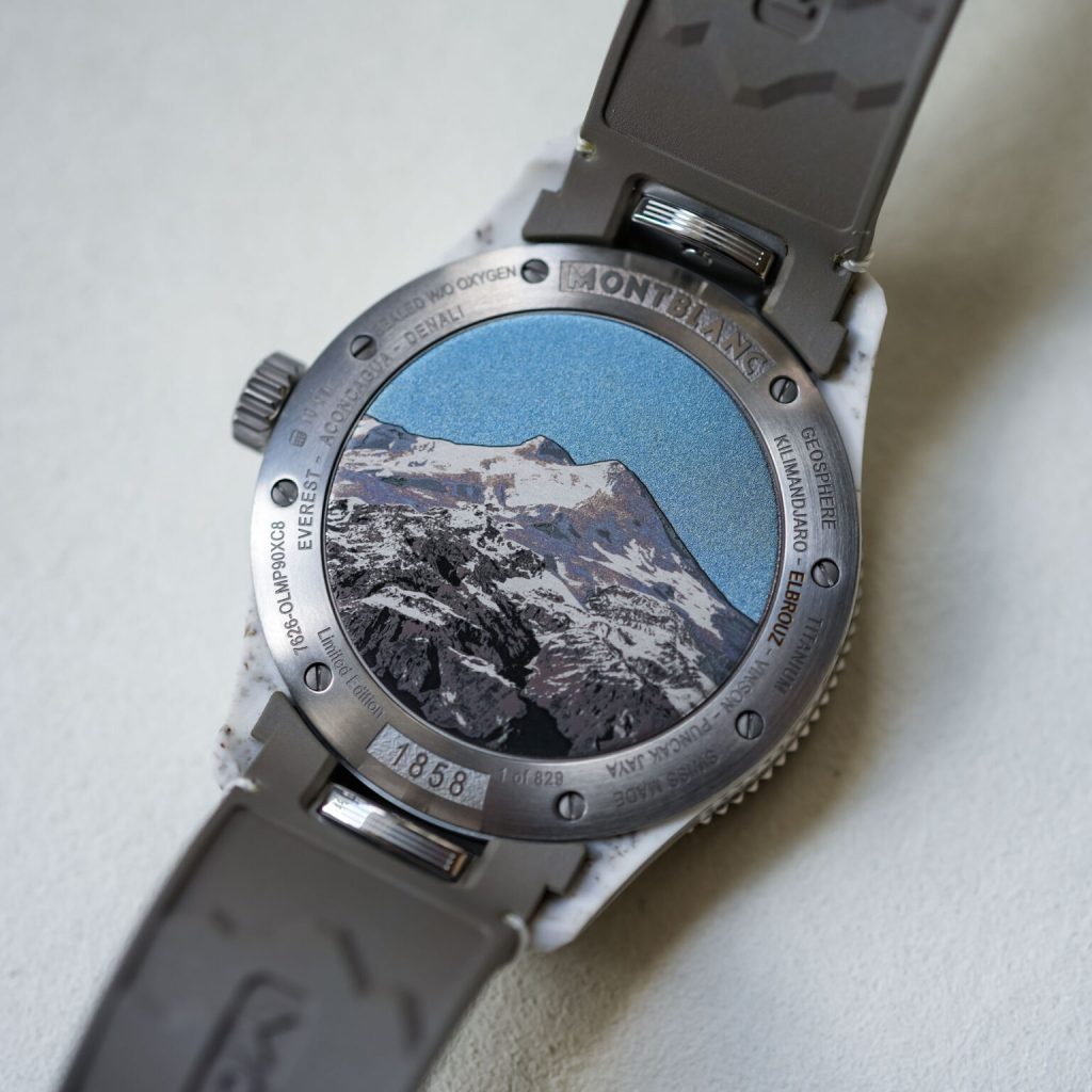 Kỳ Lân Luxury Montblanc 1858 Geosphere 0 Oxygen Mount Elbrouz5 Đồng hồ Montblanc 1858 Geosphere 0 Oxygen Mount Elbrouz