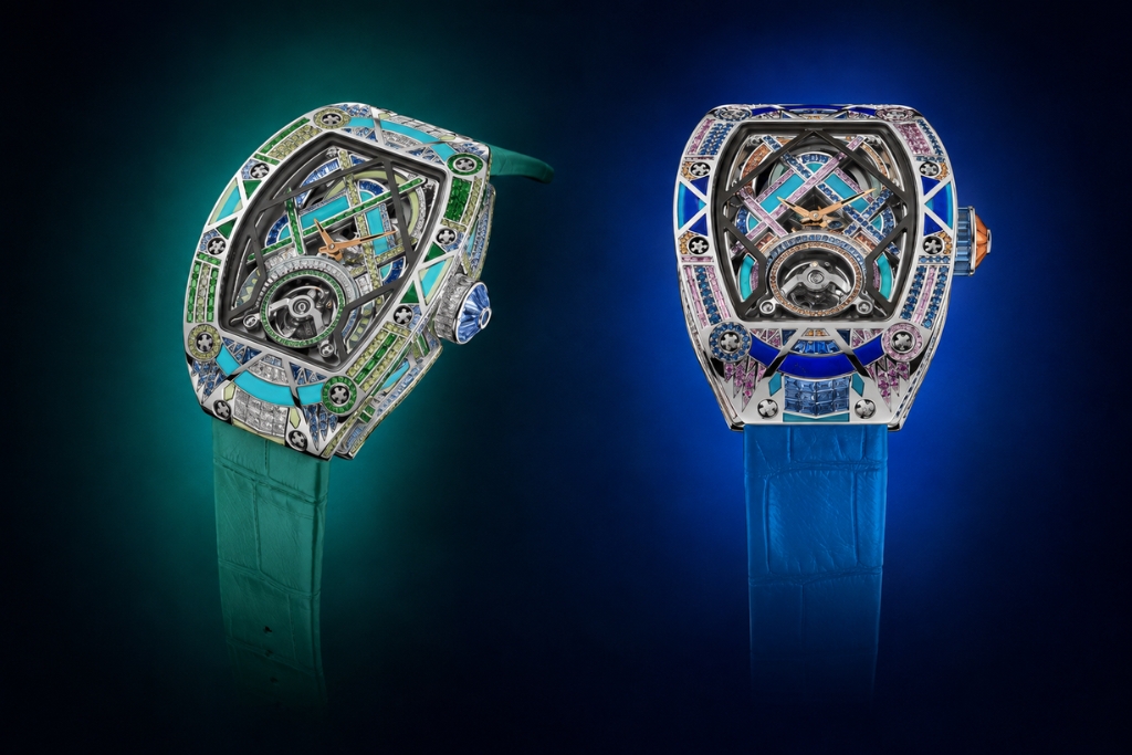 Kỳ Lân Luxury Richard Mille RM HJ 02 2 Bốn mẫu Richard Mille RM HJ-02 đại diện bốn vũ trụ sắc màu