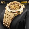 Đồng hồ Royal Oak Selfwinding Chronograph mặt vàng khói 26240BA