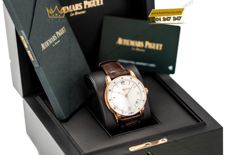 Đồng hồ Audemars Piguet Code 11.59 mặt số trắng 15210OR