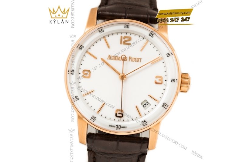 Đồng hồ Audemars Piguet Code 11.59 mặt số trắng 15210OR