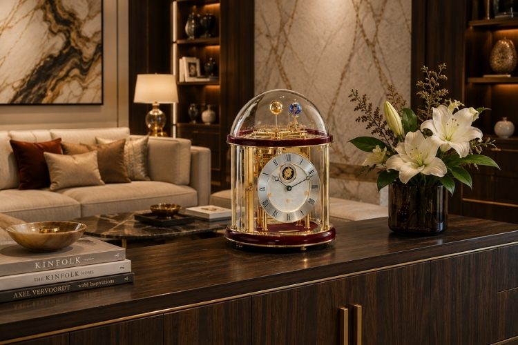 Kỳ Lân Luxury cac vi tri ly tuong dat dong ho hermle tellurium 5 Các vị trí lý tưởng để đặt đồng hồ Hermle Tellurium