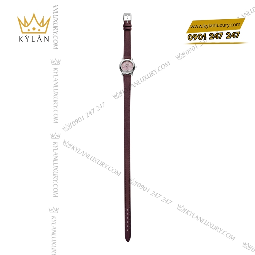 Kỳ Lân Luxury chopard happy sport mat hong day dai 278620 3004 4 Đồng hồ Chopard Happy Sport mặt hồng bản dây đeo dài 278620-3004