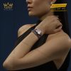 Đồng hồ Chopard Happy Sport mặt hồng bản dây đeo dài 278620-3004