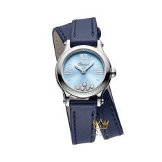 Đồng hồ Chopard Happy Sport mặt xanh bản dây đeo dài 278620-3003