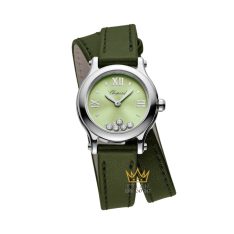 Đồng hồ Chopard Happy Sport mặt xanh lá dây đeo dài 278620-3005