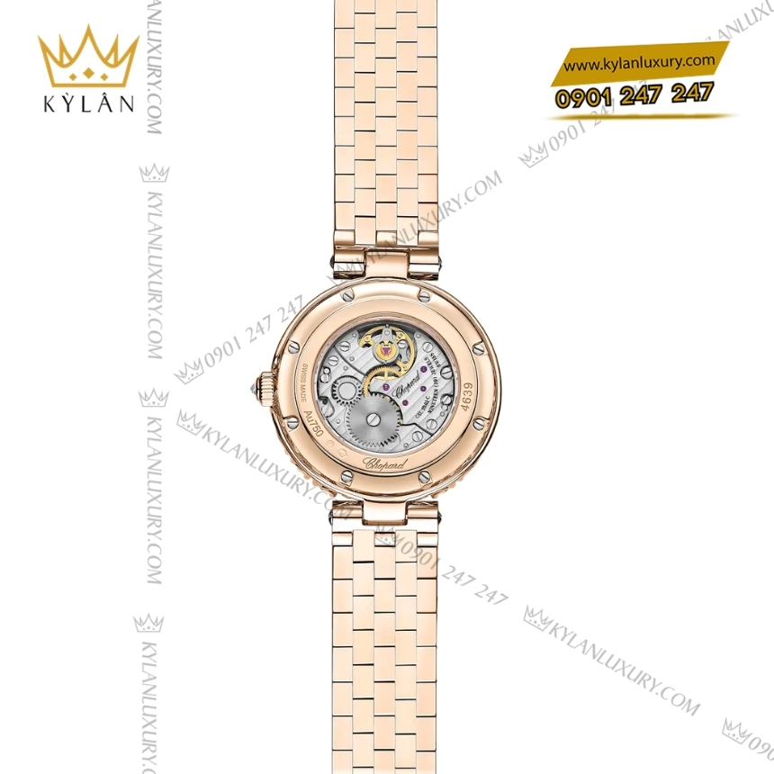 Kỳ Lân Luxury chopard lheure du diamant 10a178 5311 malachite 4 Đồng hồ Chopard L’Heure du Diamant Malachite 10A178-5311