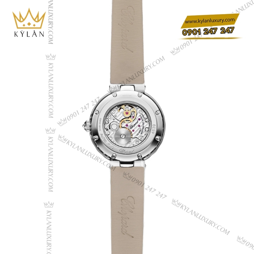 Kỳ Lân Luxury chopard lheure du diamant 13a178 1316 5 Đồng hồ Chopard L’Heure du Diamant Round 13A178-1316