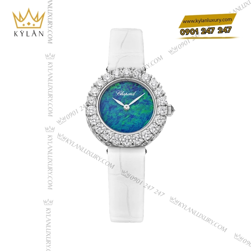 Kỳ Lân Luxury chopard lheure du diamant 13a178 1316 7 Đồng hồ Chopard L’Heure du Diamant Round 13A178-1316