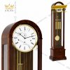 Đồng hồ cây Hermle gỗ óc chó nâu 01087-030461