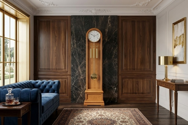 Kỳ Lân Luxury dong ho cay hermle diem nhan sang trong cho khong gian noi that 6 Vì sao đồng hồ Hermle được sử dụng trong nội thất cao cấp?