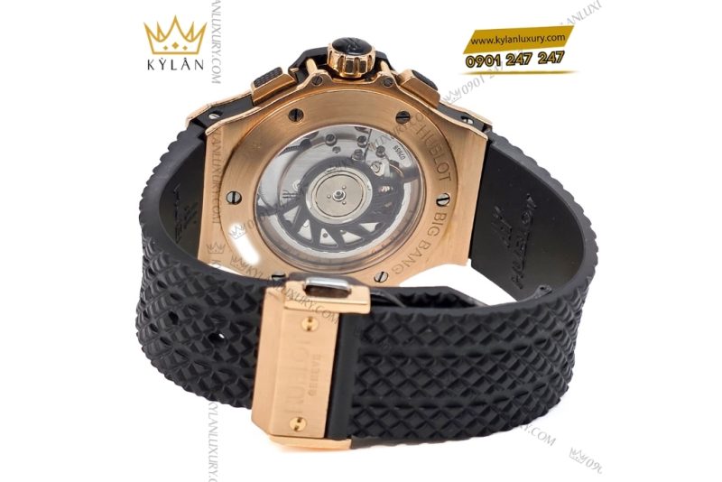 Đồng hồ Hublot Big Bang King Gold custom vành kim vuông 42mm