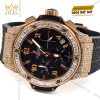Đồng hồ Hublot Big Bang King Gold custom vành kim vuông 42mm