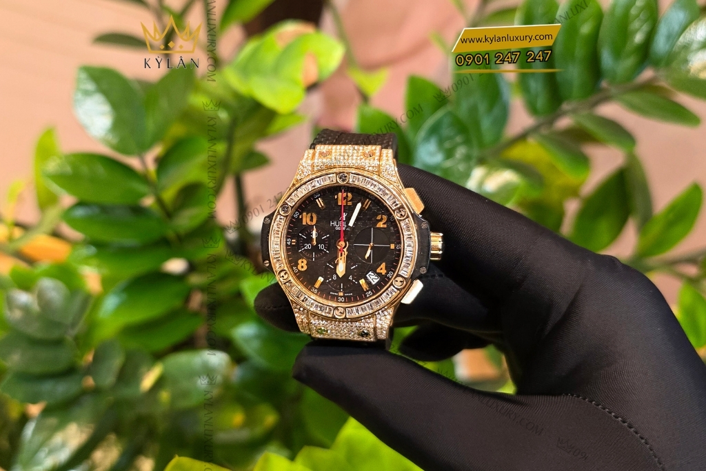 Kỳ Lân Luxury hublot big bang king gold custom vanh kim vuong 42mm 7 Đồng hồ Hublot Big Bang King Gold custom vành kim vuông 42mm