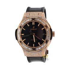 hublot-classic-fusion-king-gold-custom-kim-cuong-38mm (1) Đồng hồ Hublot Classic Fusion King Gold custom kim cương 38mm