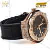 Đồng hồ Hublot Classic Fusion King Gold custom kim cương 38mm