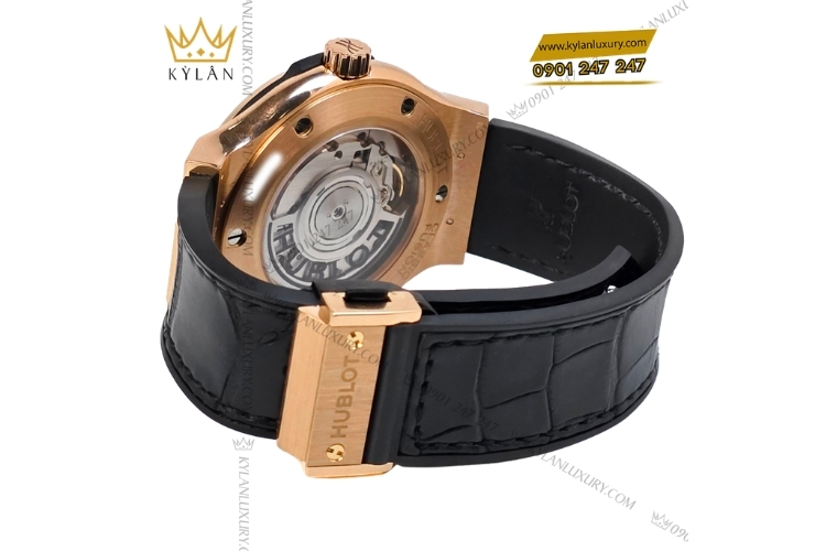 Kỳ Lân Luxury hublot king gold custom kim cuong 42mm 38mm cap doi dong dieu 3 Cặp đôi Hublot King Gold Custom Kim Cương 42mm & 38mm – Sự kết hợp giữa cá tính và thanh lịch