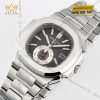 Đồng hồ Patek Philippe Nautilus Chronograph mặt số đen 5980/1A-014