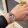 Đồng hồ Rolex Cosmograph Daytona mặt đen cọc số kim cương 126505-0002