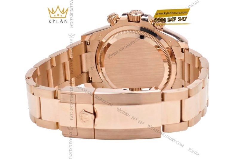 Đồng hồ Rolex Cosmograph Daytona mặt đen cọc số kim cương 126505-0002