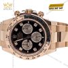 Đồng hồ Rolex Cosmograph Daytona mặt đen cọc số kim cương 126505-0002