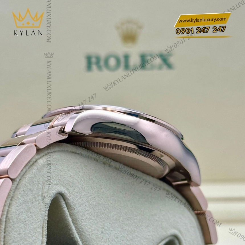 Kỳ Lân Luxury rolex cosmograph daytona mat den phoi sundust 126505 0002 8 Đồng hồ Rolex Cosmograph Daytona mặt đen phối sundust 126505-0002