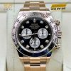 Đồng hồ Rolex Cosmograph Daytona mặt đen phối sundust 126505-0002