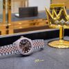 Đồng hồ Rolex Datejust 31 chocolate custom kim cương 278381RBR