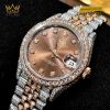 Đồng hồ Rolex Datejust 31 chocolate custom kim cương 278381RBR