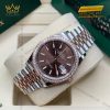 Đồng hồ Rolex Datejust 36 chocolate cọc dạ quang 126281RBR-0031