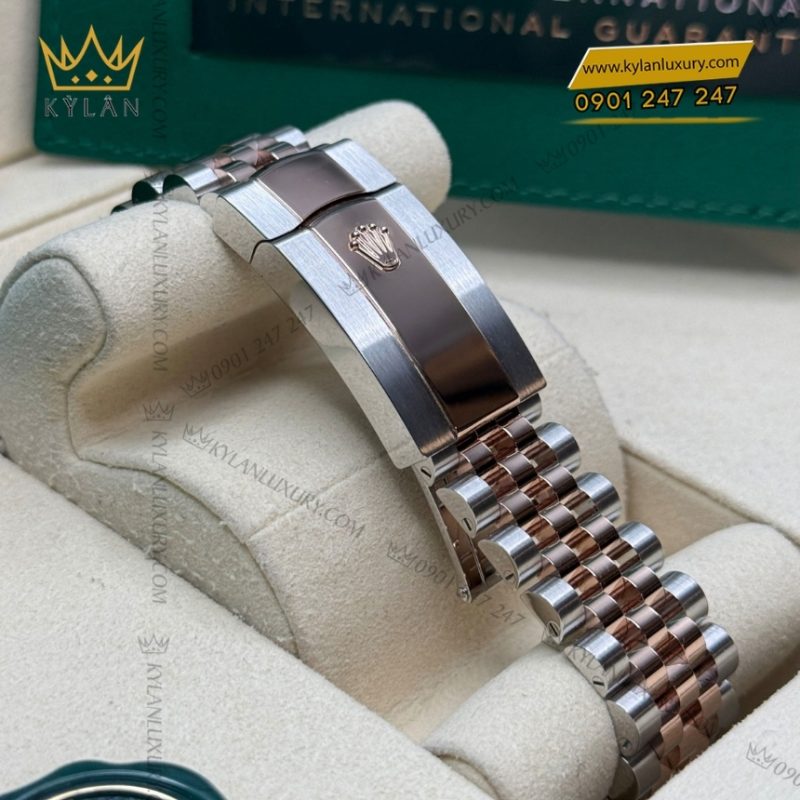 Đồng hồ Rolex Datejust 36 chocolate cọc dạ quang 126281RBR-0031